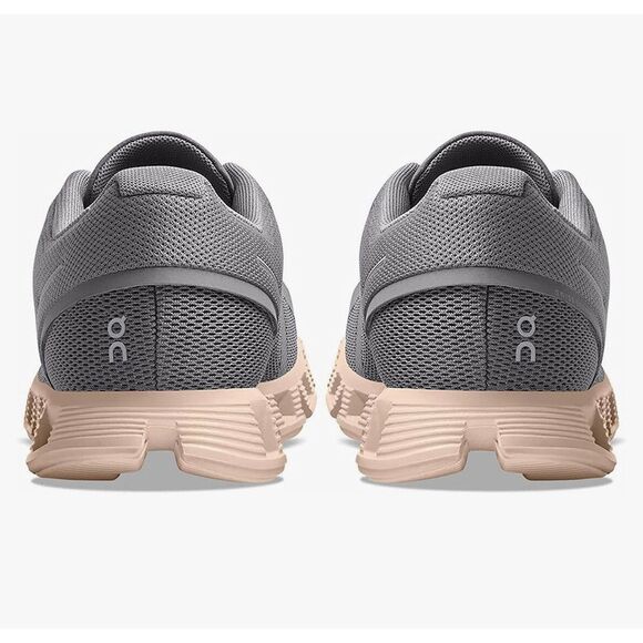 On Women's Cloud 5 Sneakers Grey/Pink Size 8 Shoes - Picture 7 of 10